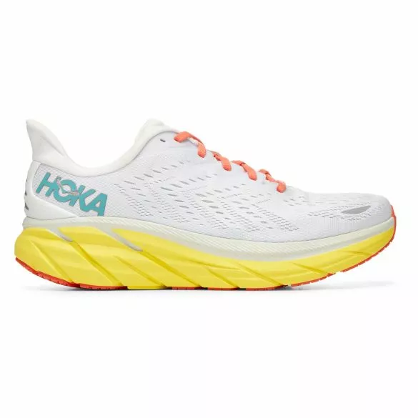Hoka One One Hoka Clifton 8 Hardloopschoenen Wit/geel Heren 3 Hoka One One Hoka Clifton 8 Hardloopschoenen Wit/geel Heren