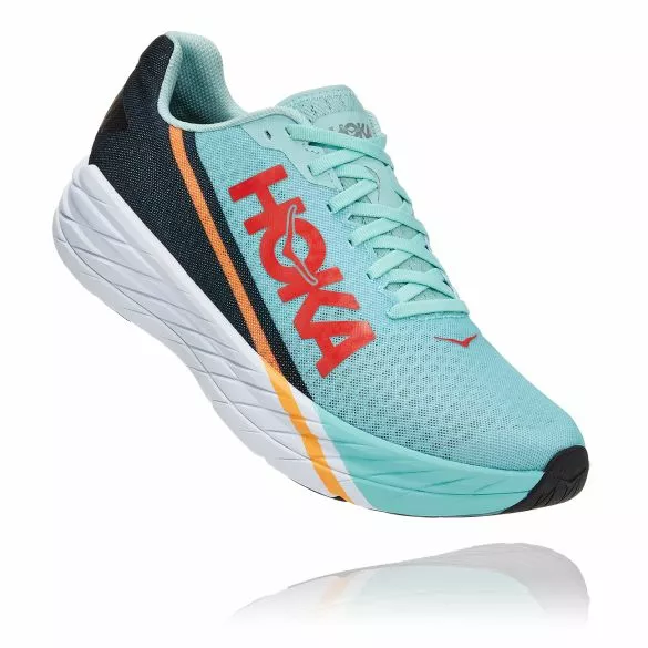 Hoka One One Rocket X Hardloopschoenen Blauw Unisex 4 Hoka One One Rocket X Hardloopschoenen Blauw Unisex - Afbeelding 2