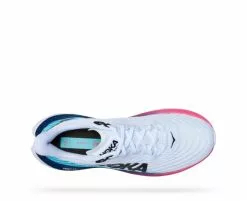 Hoka One One Hoka Mach 5 Hardloopschoenen Wit/blauw Heren -Goedkope Sport Glans Winkel hoka mach 5 1127893 wsbb 003