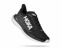 Hoka One One Hoka Mach 5 Hardloopschoenen Zwart/wit Dames