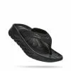 Hoka One One Hoka ORA Recovery Flip Slippers Zwart Heren -Goedkope Sport Glans Winkel hoka ora recovery flip 1099675 bdggr 001