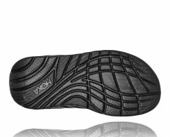 Hoka One One Hoka ORA Recovery Flip Slippers Zwart Dames -Goedkope Sport Glans Winkel hoka ora recovery flip 1117910 bdggr 004