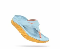 Hoka One One Hoka ORA Recovery Flip Slippers Blauw/oranje Dames