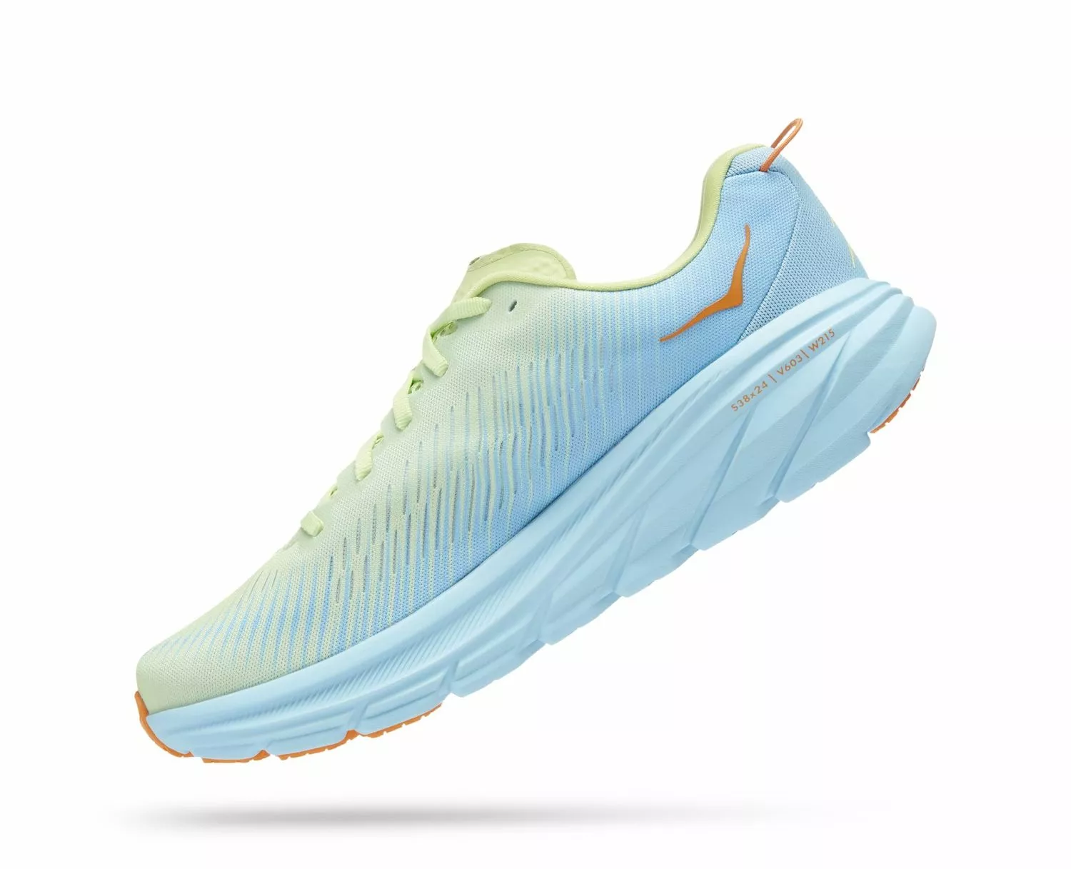 Hoka One One Hoka Rincon 3 Hardloopschoenen Geel/blauw Heren 4 Hoka One One Hoka Rincon 3 Hardloopschoenen Geel/blauw Heren - Afbeelding 2