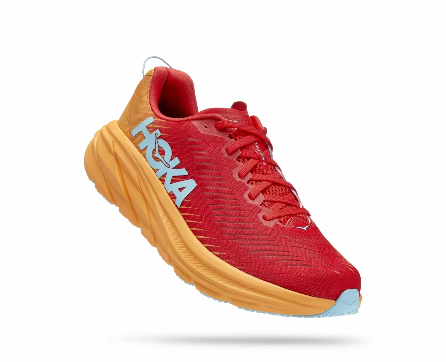 Hoka One One Hoka Rincon 3 Hardloopschoenen Rood/geel Heren 3 Hoka One One Hoka Rincon 3 Hardloopschoenen Rood/geel Heren