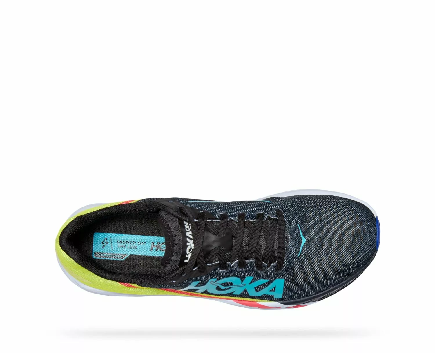 Hoka One One Hoka Rocket X Hardloopschoenen Zwart/geel Unisex 5 Hoka One One Hoka Rocket X Hardloopschoenen Zwart/geel Unisex - Afbeelding 3