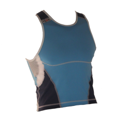 Ironman Tri Top Mouwloos New Olympic Blauw Heren