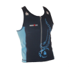 Ironman Tri Top Front Zip Mouwloos Multisport Tattoo Blauw Heren -Goedkope Sport Glans Winkel im8925 0313 2