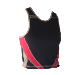 Ironman Tri Top Mouwloos Extreme Blauw/roze Dames