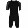 Orca Athlex Aero Race Trisuit Korte Mouw Zwart/zilver Heren