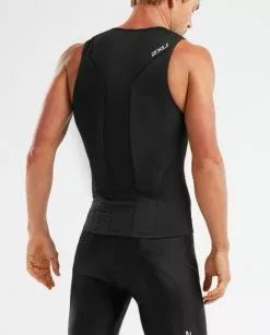 2XU Perform Mouwloos Tri Top Zwart Heren 10 2XU Perform Mouwloos Tri Top Zwart Heren -Goedkope Sport Glans Winkel mt5530a blk blk 001