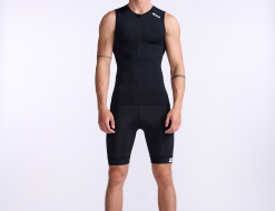2XU Core Tri Singlet Mouwloos Zwart Heren
