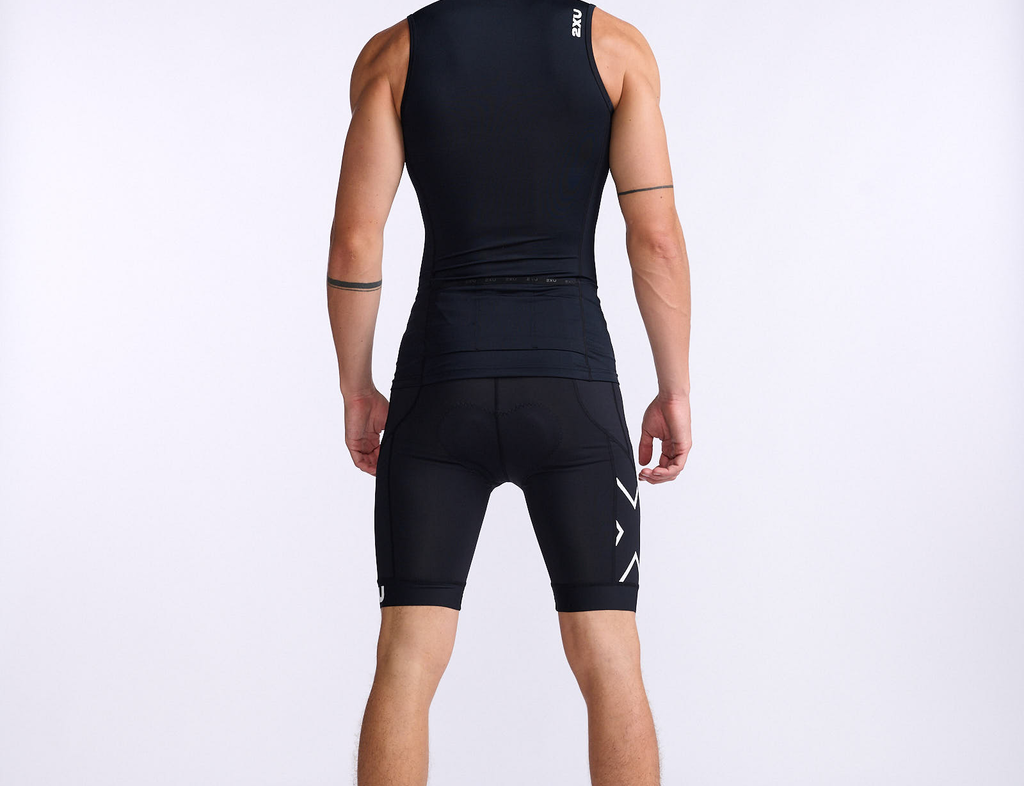 2XU Core Tri Singlet Mouwloos Zwart Heren 4 2XU Core Tri Singlet Mouwloos Zwart Heren - Afbeelding 2