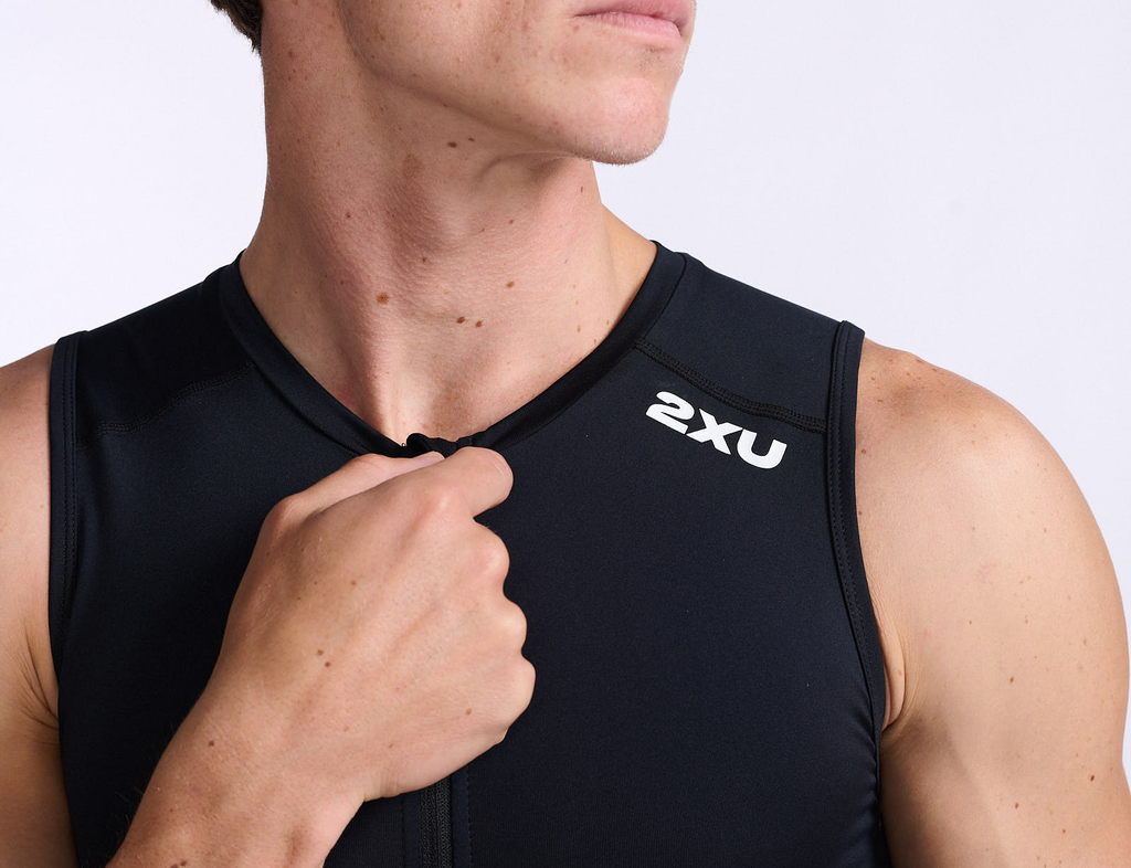 2XU Core Tri Singlet Mouwloos Zwart Heren 5 2XU Core Tri Singlet Mouwloos Zwart Heren - Afbeelding 3