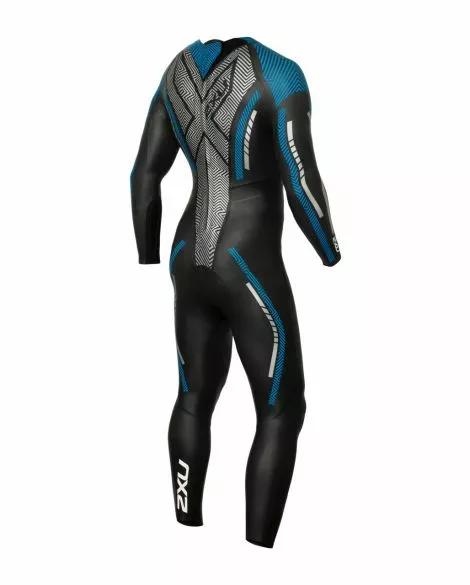 2XU P:2 Propel Lange Mouw Wetsuit Zwart/blauw Heren 4 2XU P:2 Propel Lange Mouw Wetsuit Zwart/blauw Heren - Afbeelding 2