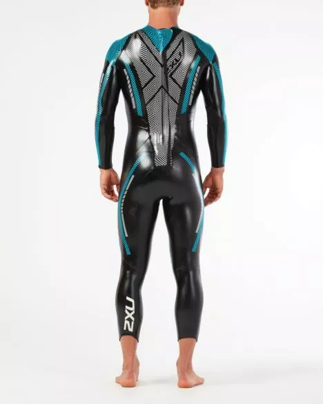 2XU P:2 Propel Lange Mouw Wetsuit Zwart/blauw Heren 6 2XU P:2 Propel Lange Mouw Wetsuit Zwart/blauw Heren - Afbeelding 4