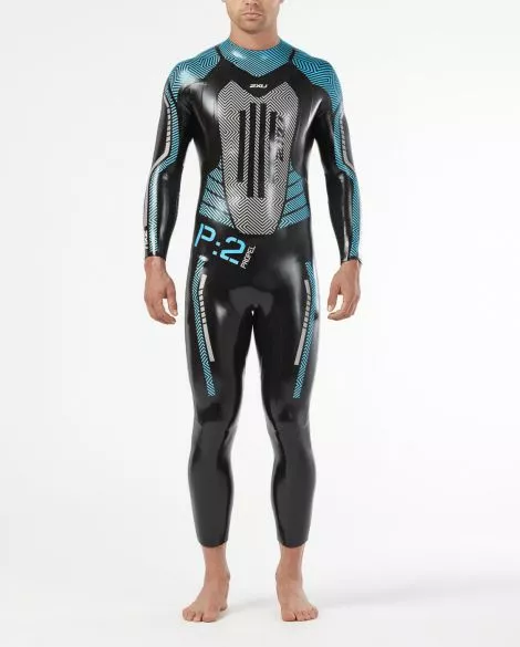 2XU P:2 Propel Lange Mouw Wetsuit Zwart/blauw Heren 5 2XU P:2 Propel Lange Mouw Wetsuit Zwart/blauw Heren - Afbeelding 3