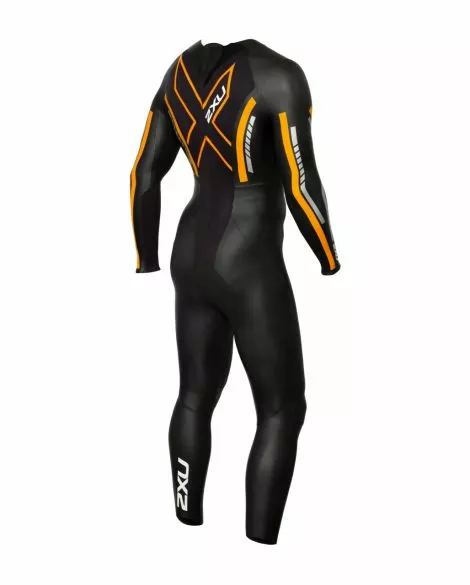 2XU P:1 Propel Lange Mouw Demo Wetsuit Zwart/oranje Heren Maat M 5 2XU P:1 Propel Lange Mouw Demo Wetsuit Zwart/oranje Heren Maat M - Afbeelding 3