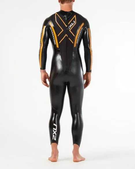2XU P:1 Propel Lange Mouw Demo Wetsuit Zwart/oranje Heren Maat M 7 2XU P:1 Propel Lange Mouw Demo Wetsuit Zwart/oranje Heren Maat M - Afbeelding 5