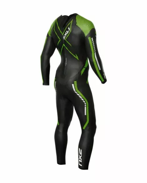 2XU Propel Pro Lange Mouw Wetsuit Zwart/groen Heren 4 2XU Propel Pro Lange Mouw Wetsuit Zwart/groen Heren - Afbeelding 2