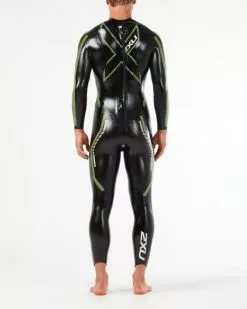 2XU Propel Pro Lange Mouw Wetsuit Zwart/groen Heren 10 2XU Propel Pro Lange Mouw Wetsuit Zwart/groen Heren -Goedkope Sport Glans Winkel mw5124c blk ngg 003