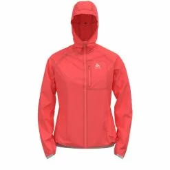 Odlo Dual Dry Waterproof Hardloopjack Roze Dames