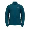 Odlo Run Easy Warm Hybrid Hardloopjack Blauw Heren -Goedkope Sport Glans Winkel odlo easy warm hybrid hardloopjack blauw heren 313532 20821 01