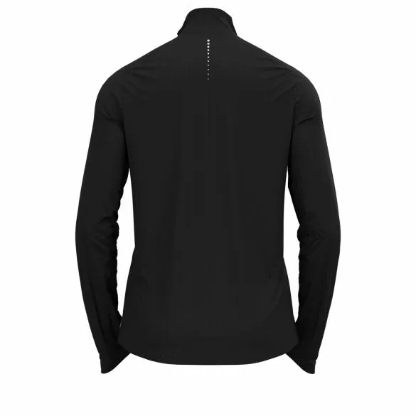 Odlo Essential Ceramiwarm (zip) Hardloopshirt Lange Mouw Zwart Dames 4 Odlo Essential Ceramiwarm (zip) Hardloopshirt Lange Mouw Zwart Dames - Afbeelding 2
