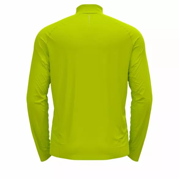 Odlo Essential Ceramiwarm (zip) Hardloopshirt Lange Mouw Geel Heren 4 Odlo Essential Ceramiwarm (zip) Hardloopshirt Lange Mouw Geel Heren - Afbeelding 2