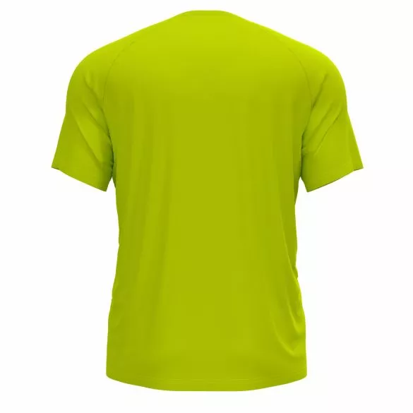 Odlo Essential Print Hardloopshirt Korte Mouw Geel Heren 4 Odlo Essential Print Hardloopshirt Korte Mouw Geel Heren - Afbeelding 2