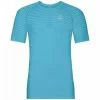 Odlo Essential Seamless Hardloopshirt Korte Mouw Blauw Heren 1 Odlo Essential Seamless Hardloopshirt Korte Mouw Blauw Heren -Goedkope Sport Glans Winkel odlo essential seamles hardloopshirt kortemouw blauw heren 364472 01