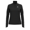 Odlo Run Easy Warm (zip) Millennium Element Hardloopshirt Lange Mouw Zwart Dames -Goedkope Sport Glans Winkel odlo run easy vest dames zwart 313261 60008 01