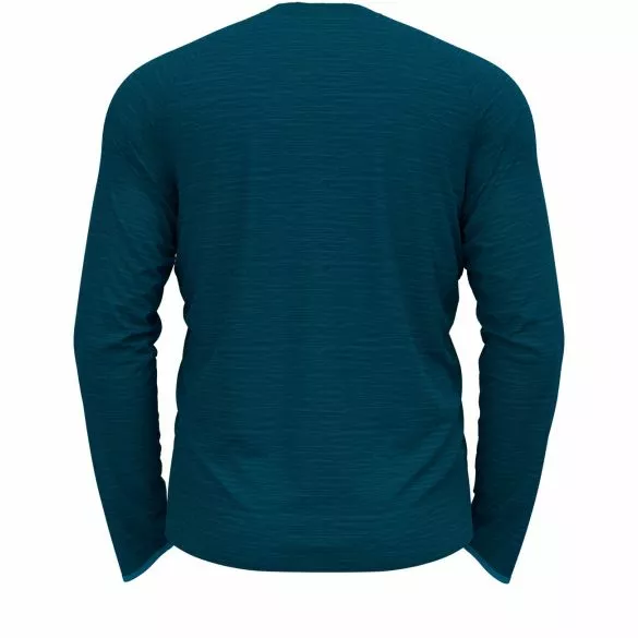 Odlo Run Easy Warm Millennium Element Hardloopshirt Lange Mouw Blauw Heren 4 Odlo Run Easy Warm Millennium Element Hardloopshirt Lange Mouw Blauw Heren - Afbeelding 2