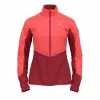 Odlo Run Easy Warm Hybrid Hardloopjack Roze Dames -Goedkope Sport Glans Winkel odlo run easy warm hybrid fietsjack dames roze 313531 30755 01