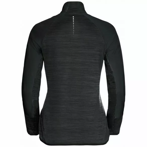 Odlo Run Easy Warm Hybrid Hardloopjack Zwart Dames 4 Odlo Run Easy Warm Hybrid Hardloopjack Zwart Dames - Afbeelding 2