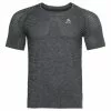 Odlo Essential Seamless Hardloopshirt Korte Mouw Grijs Dames
