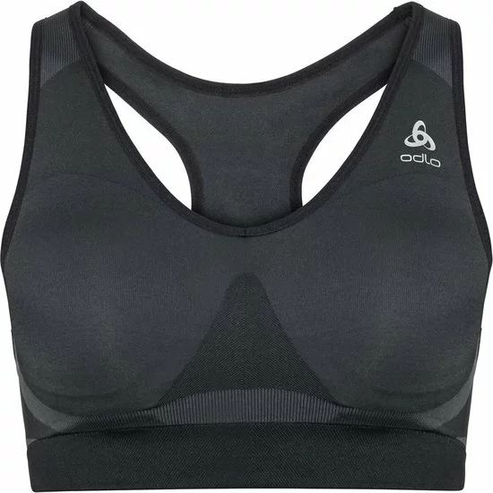Odlo Seamless High Sport Bh Zwart Dames 3 Odlo Seamless High Sport Bh Zwart Dames