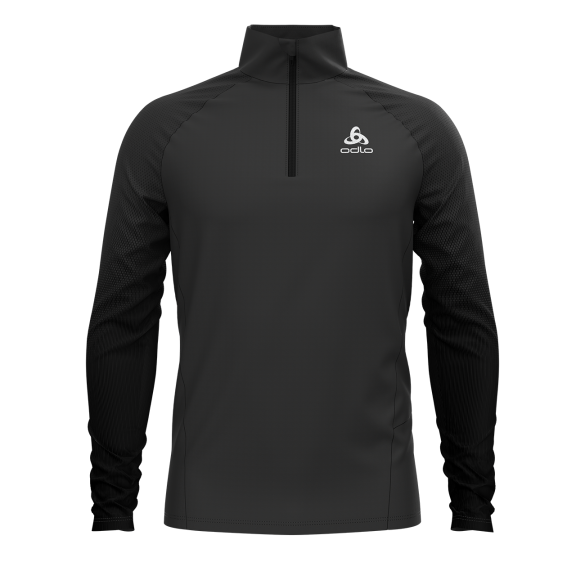 Odlo Zeroweight Ceramiwarm (zip) Hardloopshirt Lange Mouw Zwart Heren 3 Odlo Zeroweight Ceramiwarm (zip) Hardloopshirt Lange Mouw Zwart Heren