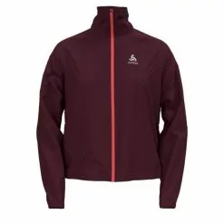 Odlo Zeroweight Hardloopjack Rood Dames
