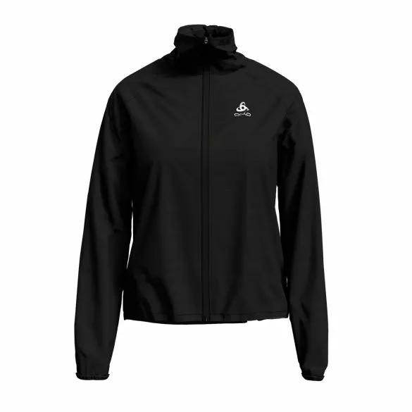 Odlo Zeroweight Hardloopjack Zwart Dames 3 Odlo Zeroweight Hardloopjack Zwart Dames