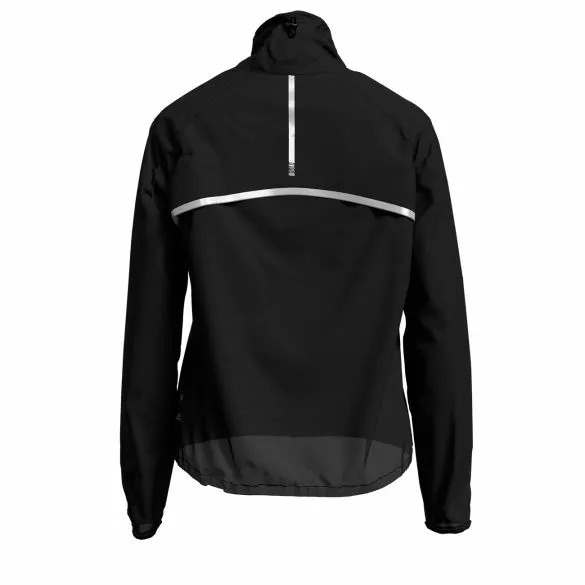 Odlo Zeroweight Hardloopjack Zwart Dames 4 Odlo Zeroweight Hardloopjack Zwart Dames - Afbeelding 2