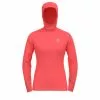 Odlo Zeroweight Ceramiwarm Hardloopshirt Lange Mouw Roze Dames -Goedkope Sport Glans Winkel odlo zeroweight hardloopshirt roze dames 313221 30716 01