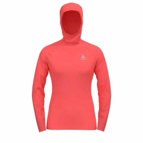 Odlo Zeroweight Ceramiwarm Hardloopshirt Lange Mouw Roze Dames 3 Odlo Zeroweight Ceramiwarm Hardloopshirt Lange Mouw Roze Dames