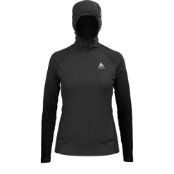 Odlo Zeroweight Ceramiwarm Hardloopshirt Lange Mouw Zwart Dames