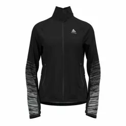 Odlo Zeroweight Pro Warm Reflect Hardloopjack Zwart Dames