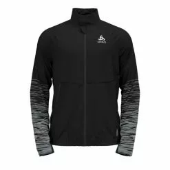 Odlo Zeroweight Pro Warm Reflect Hardloopjack Zwart Heren