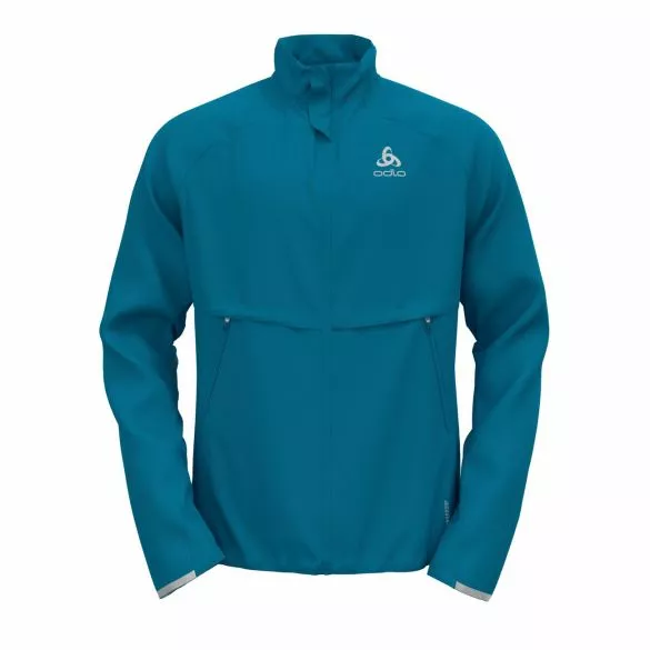 Odlo Zeroweight Pro Warm Hardloopjack Blauw Heren 3 Odlo Zeroweight Pro Warm Hardloopjack Blauw Heren