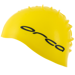 Orca Siliconen Badmuts Swim Cap Geel
