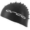 Orca Siliconen Badmuts Swim Cap Zwart -Goedkope Sport Glans Winkel orca siliconen badmuts zwart