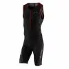 Orca 226 Kompress Race Trisuit Mouwloos Zwart Heren -Goedkope Sport Glans Winkel orca trisuits heren 226 mens kompress race suit zwart oranje kp1286